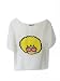 Oversize Cute Yellow Hair Girl T-shirt , Size:S-L,Brand New