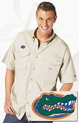 Click here to buy Columbia Florida Gators Bonehead Short Sleeve Shirt by Columbia Sportswear.