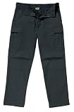 Black Uniform Pants, Zipper BDUs