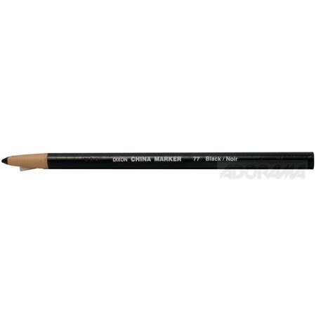 Adorama Grease Pencil, China Marker, in Black