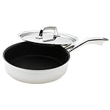 J.A. Henckels International Classic Clad 3-Quart Non-Stick Saute Pan with Lid