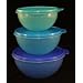 Tupperware 3 Piece Original Wonderlier Bowl Set in New Colors