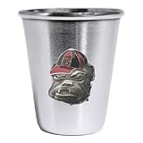 Georgia Bulldogs NCAA Stainless Shot