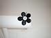 Bracelet Hinged with Crystal Flower Black