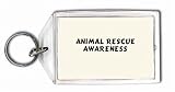 Animal Rescue Awareness Keychain