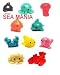 Sea Mania 1 & 2 Sea Mania Ten Cute Sea Life Squishy Pencil Toppers
