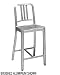 1006 Navy Counter Stool - Polished