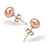 Pink 6-7mm AAA Freshwater Pearl Earring Set