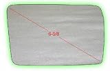 88-90 MITSUBISHI SIGMA MIRROR GLASS RH (PASSENGER SIDE), (6-5/8 Dg.) Convex (1988 88 1989 89 1990 90) M471173 N/A
