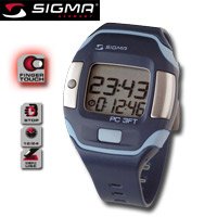 Sigma Pulsmesser Pulsuhr PC 3FT PC3 PC3FT polar blau mit Fingerkuppensensor