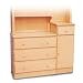 3 Drawer Combo Dresser Version 2 - Natural