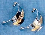 Eagle Wing Logo--Gold Eagle Turn Signal Visor