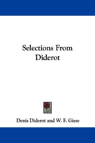 Selections From Diderot under Diderot, Denis in The Books Store