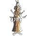 Gothic Galraedia Silver Tone Pewter Wiccan Hecate Pagan Pendant Necklace