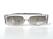 Search : Gold-Clear-Gray Long Slim 80's New Wave Sci Fi Vintage Retro Sunglasses / Mens and Womens (similar-looking to Claude Montanta/Alain Mikli sunglasses)