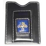 Florida Panthers Black Leather Money Clip with Cardholder