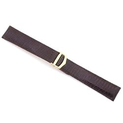 Brown Genuine Lizard Strap 18mm