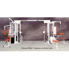Lat Pull Down Station w/ Lap/Thigh Support