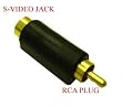 RCA PLUG TO S-VIDEO JACK CONVERTER