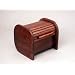 Mountain Woods 3-by-5 Walnut Roll Top Recipe Box (Holds 400 3" X 5" Cards)