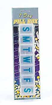 Jumbo Pill Box - 7 Day Reminder