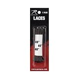 Rothco Shoe Laces, 6061, - Low Quarter Boot Lace, 40", Black Nylon, (1 Pair)