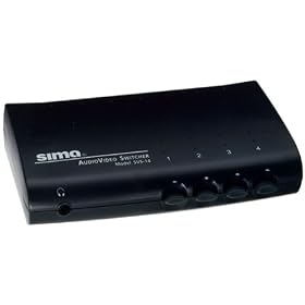 Sima SVS-14 4 Input Manual A/V Selector