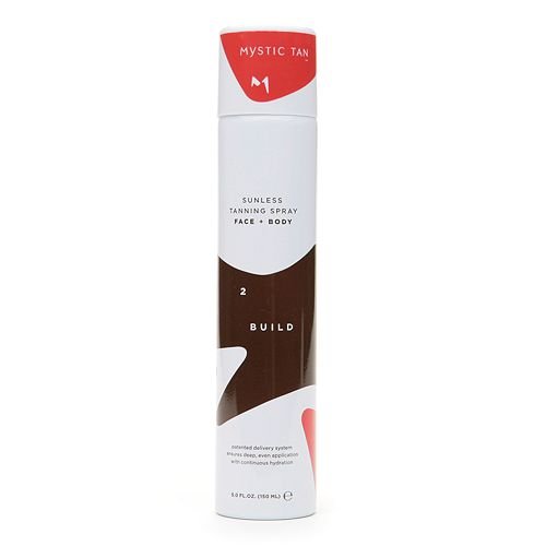 Mystic Tan Step 2 Build, Sunless Tanning Spray Face & Body 5 fl oz (150 ml)