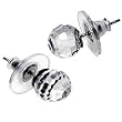 Crystal Golf Ball Earrings