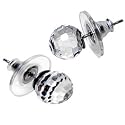 Crystal Golf Ball Earrings