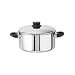 Kitchen & Housewares : Innova Kitchen Basics 18/10 Stainless Steel 5.5-Quart Covered Dutch Oven