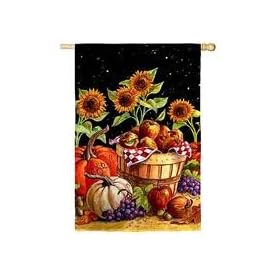 Fall Harvest House Flag
