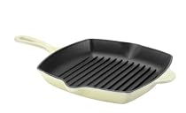 Le Creuset Cast Iron Square Grillit, Almond, 26 cm