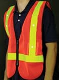 Safety Vest, Reflective, With LED Lights