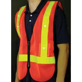 Orange blinky vest