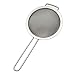 MIU 7-Inch Polished Stainless-Steel and Mesh Strainer