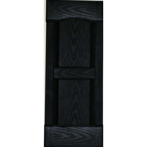 Exterior Vinyl Raised Panel Shutter 14x71 Fits 68"79