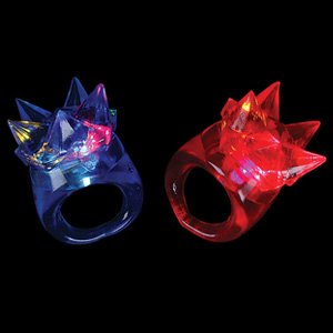 Flashing Spike Ring --- 100 pieces