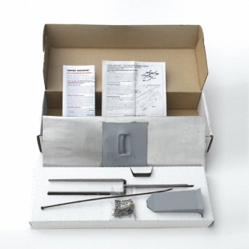 ARS Tile Roof Anchor Kit w/Gray Stem Cover
