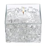10pc Crystal Accents Deco Cubes 28g Retail Packs - Water Storing Clear Gel Cubes by Crystal Accents Deco Cubes