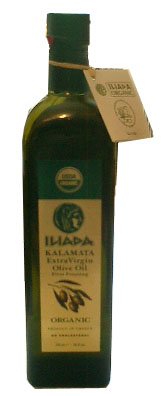 Kalamata Extra Virgin Olive Oil, Organic (Iliada) 750ml by parthenonfoods.com