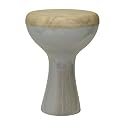 Finger Ceramic Doumbek, White