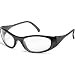 Crews Frostbite 2® Safety Glasses with Frost Black Frame - Clear