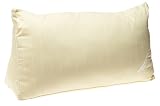 Nautica Embroidered JboWedge Shaped Pillow, Yellow Stripe