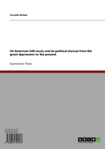 US-American folk music and its political stances from the great depression to the present