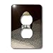 Jos Fauxtographee Realistic - A Russian Stacking Doll Painted as a Boy in a Parka of Gray and Black with Blonde Hair - Light Switch Covers - 2 plug outlet cover
