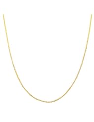 14 Karat Yellow Gold Classic Serpentine Chain (1 mm, 18 inch)