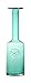 CASAMOTION Flake Hand Blown Art Glass Vase, Gift Boxed, Turquoise, 14 Inch