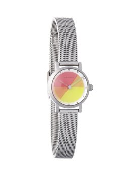 Android Watches, ANDROID Ladies Baby Crystal Motion Watch with Solid Stainless Steel Mesh Bracelet - Orange & Yellow Dial, Womens Watches, Womens Android Watches