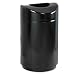 Rubbermaid Commercial Steel 30 Gallon Eclipse Open Top Waste Receptacle, Round, Black